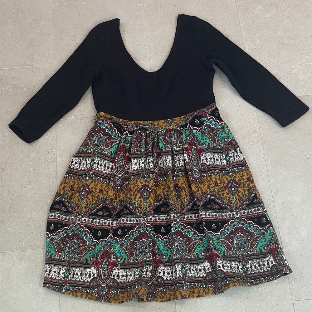 Anthropologie Maeve Vibrant Patterned Dress - Picture 2 of 4